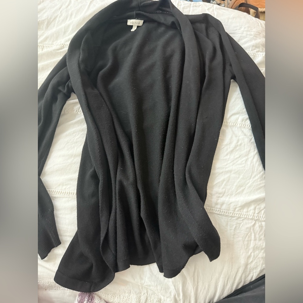 Black cardigan